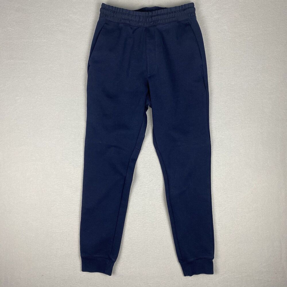 Jil Sander Sweatpants Mens XL +J Uniqlo Blue Joggers Tapered Fit Drawstring